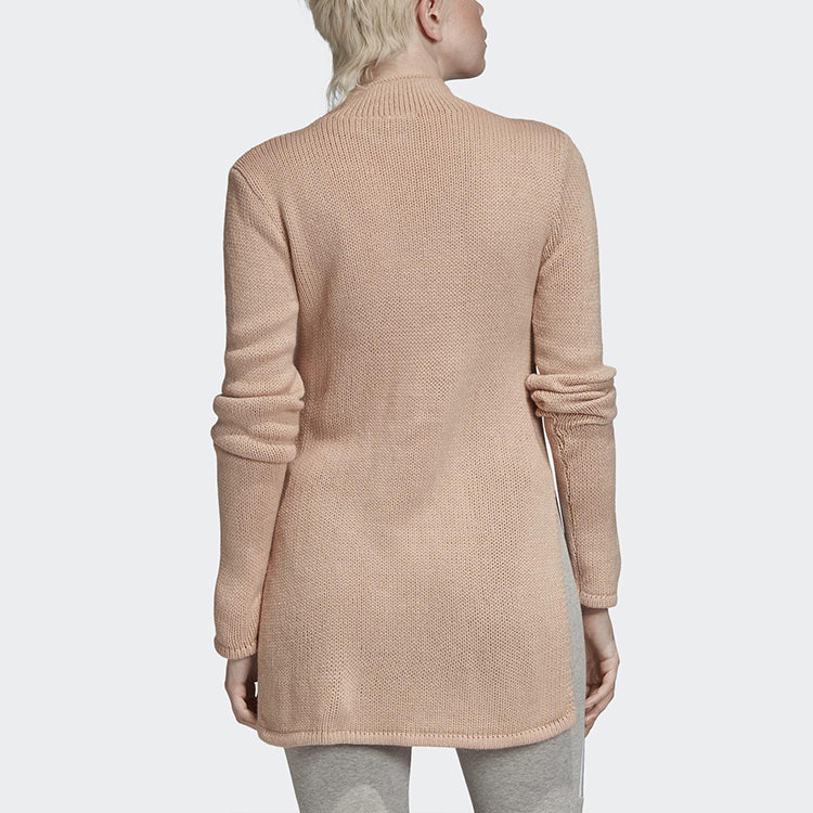 Футболка (WMNS) adidas originals Tlrd Side Forked Pullover Wool Sweater Pearl Pink — фото 4
