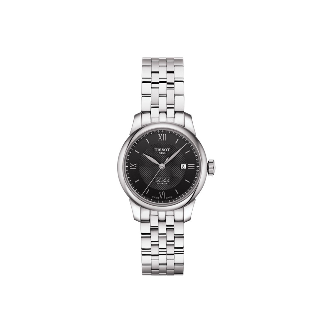 

TISSOT Часы Le Locle Collection Automatic Mechanical Movement Women's Watch Watch 29mm Black Dial Stainless Steel Case