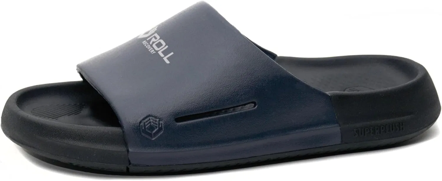 Мужские шлепанцы ROLL Recovery Superplush, Carbon Black