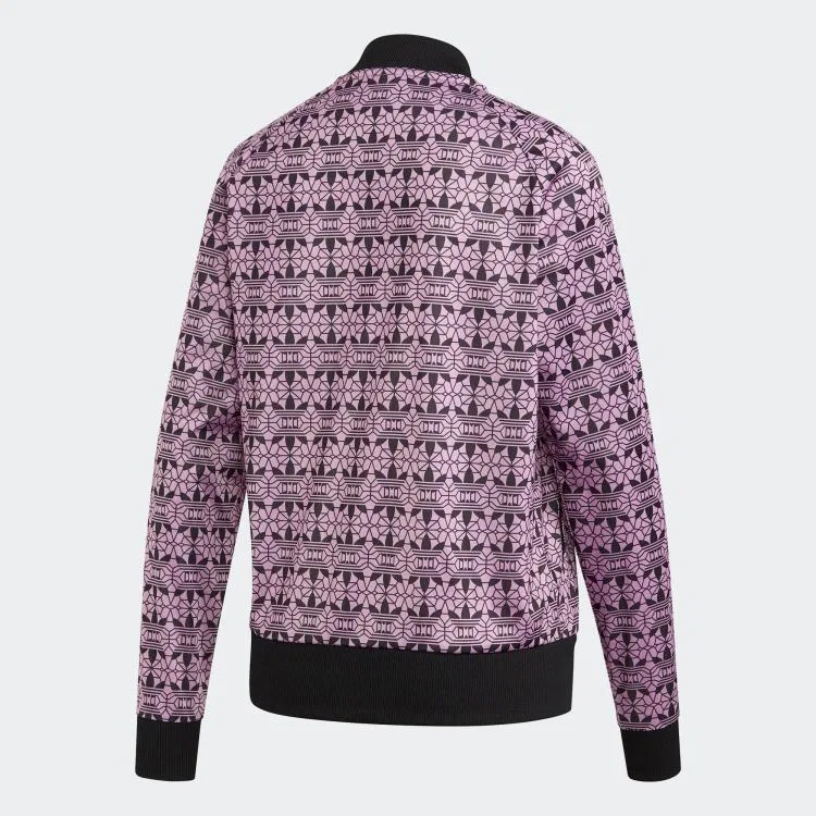 Куртка Trefoil Adidas Originals магический ягодный красный/черный — фото 3
