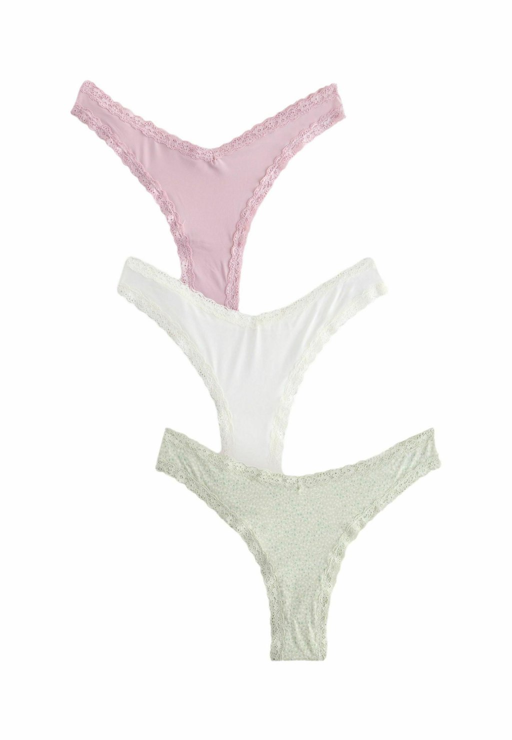 

Стринги 3 PACK BRAZILIAN Next, фуксия