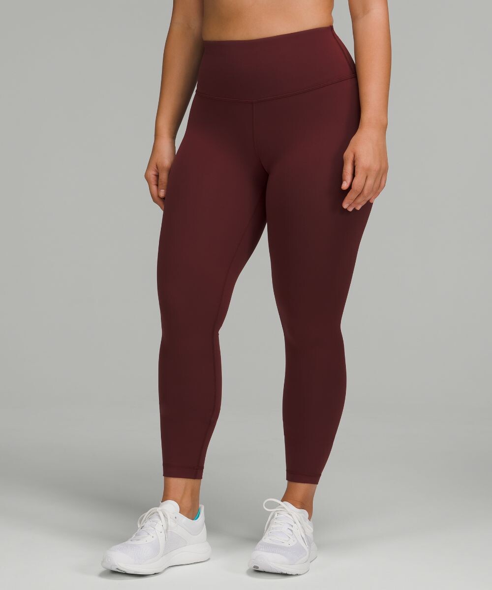 

Леггинсы Wunder Train Contour Fit с высокой посадкой Lululemon, красный