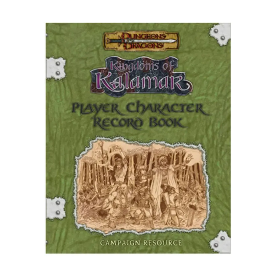 

Player Character Record Book, Kingdoms of Kalamar (Official Dungeons & Dragons d20), мягкая обложка