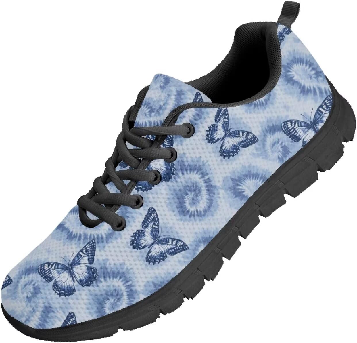 

Кроссовки Funnydude Funny Print для мужчин осенние легкие удобные для тренировок, Tie Dye Butterfly