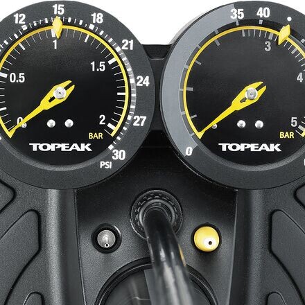 

Напольный насос JoeBlow Dualie Topeak, черный