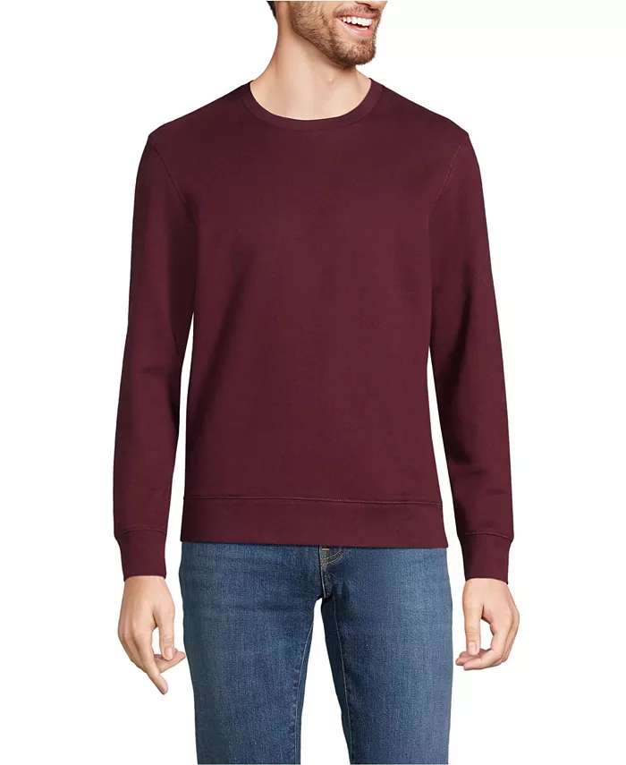 

Толстовка с длинным рукавом для больших и высоких Lands' End, красный