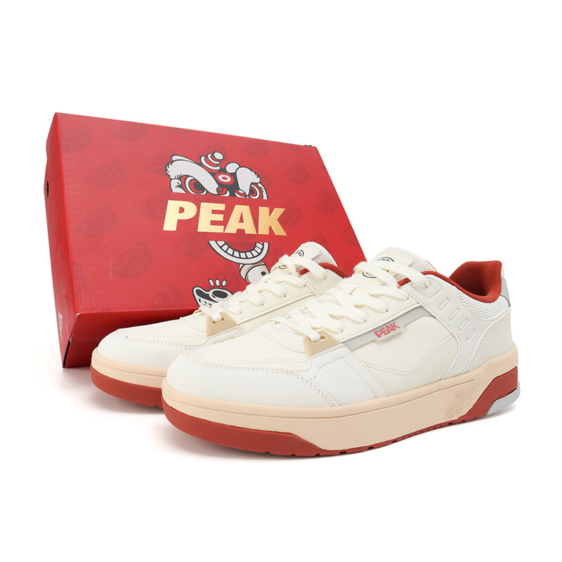 

Кроссовки PEAK Cloud Traces Skateboarding Shoes Men Low-top Off-white/rumba, белый