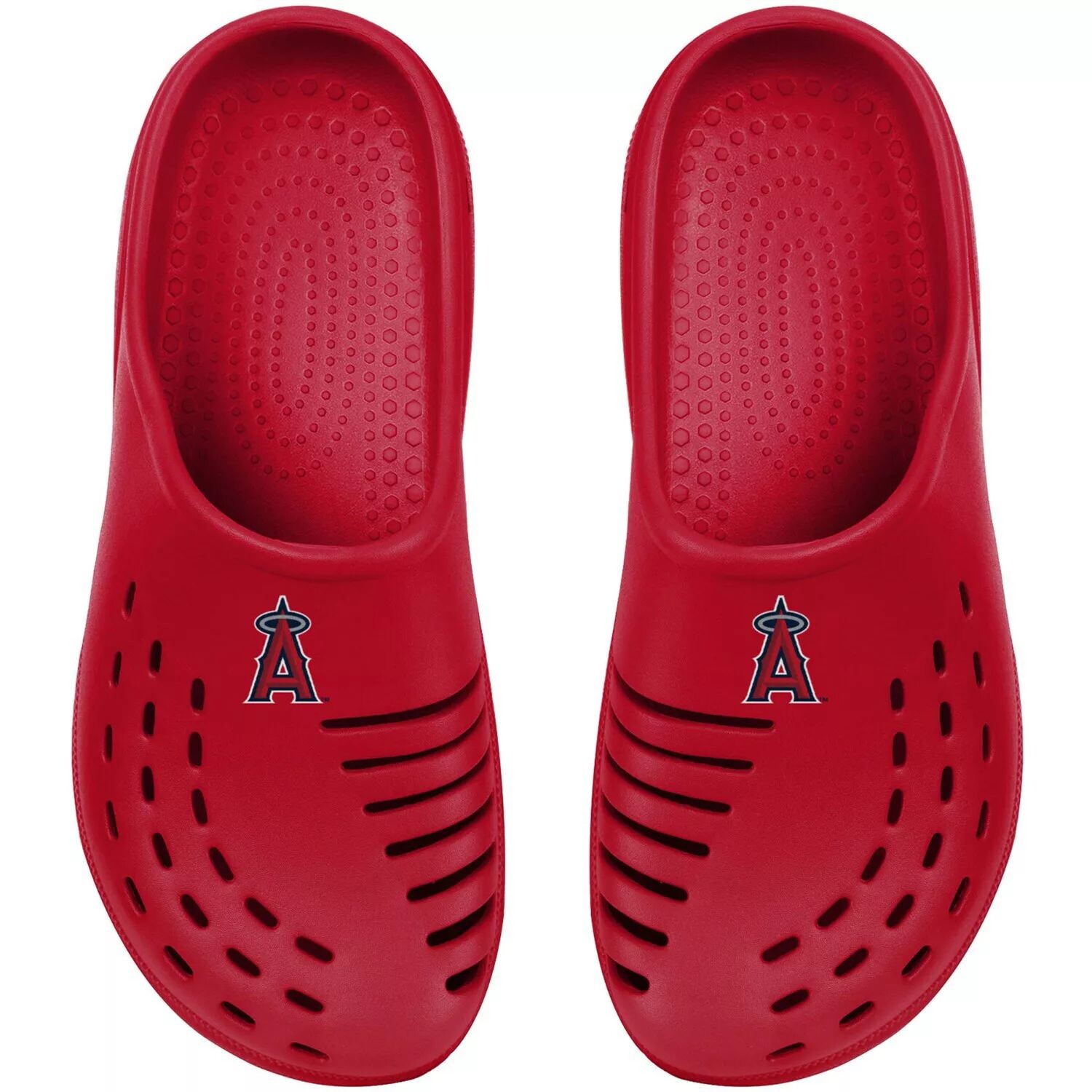 Молодежные красные сабо FOCO Los Angeles Angels Sunny Day Unbranded — фото 4