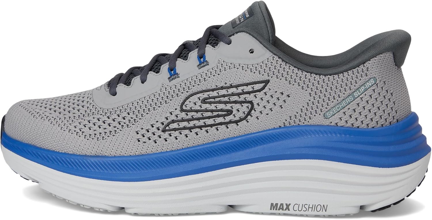 Мужские кроссовки Skechers Max Cushioning Endeavour с облегченной вставкой, голубой — фото 4