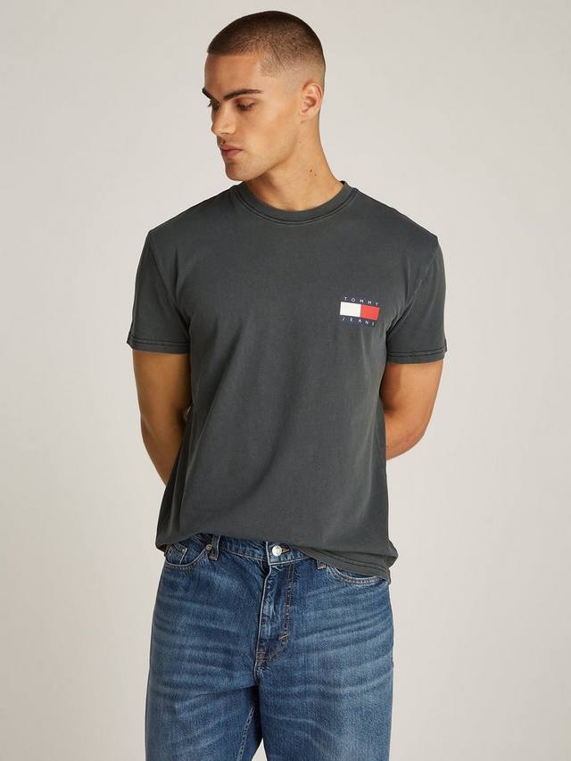 

Футболка обычного покроя с коротким рукавом Tommy Hilfiger, черный