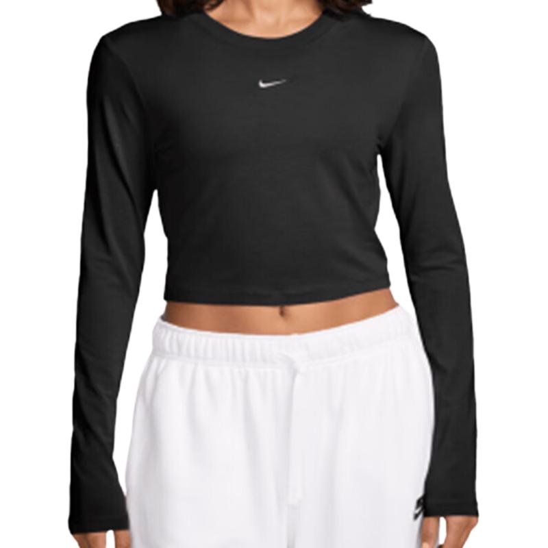 Nike Футболка женская черная — фото 2