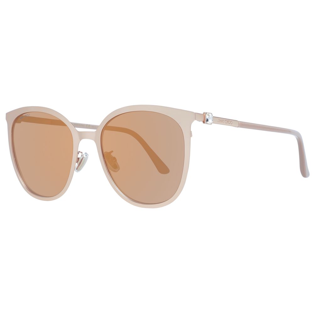 

Золотые женские солнцезащитные очки Jimmy Choo Eyewear