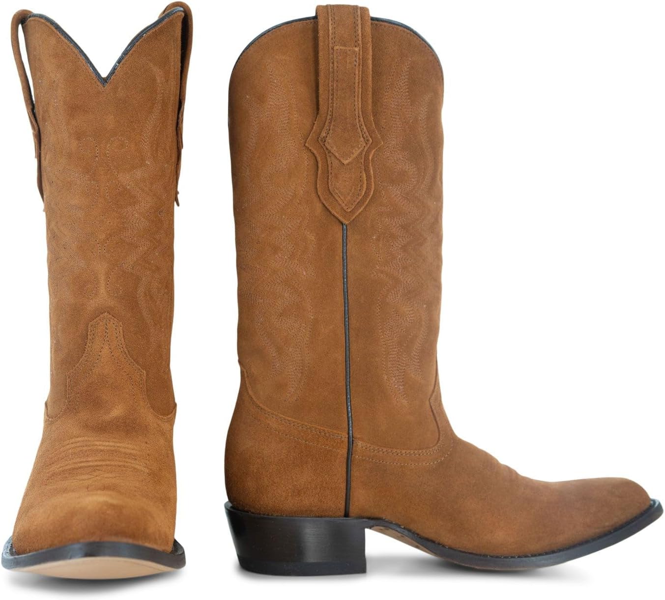 

Мужские классические ковбойские сапоги Soto Boots с круглым носком H7001, светло-коричневый