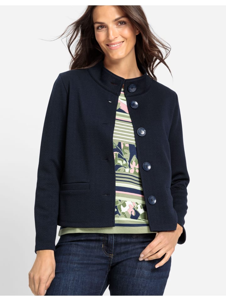 

Блейзер Olsen Jerseyjacke, цвет ink blue