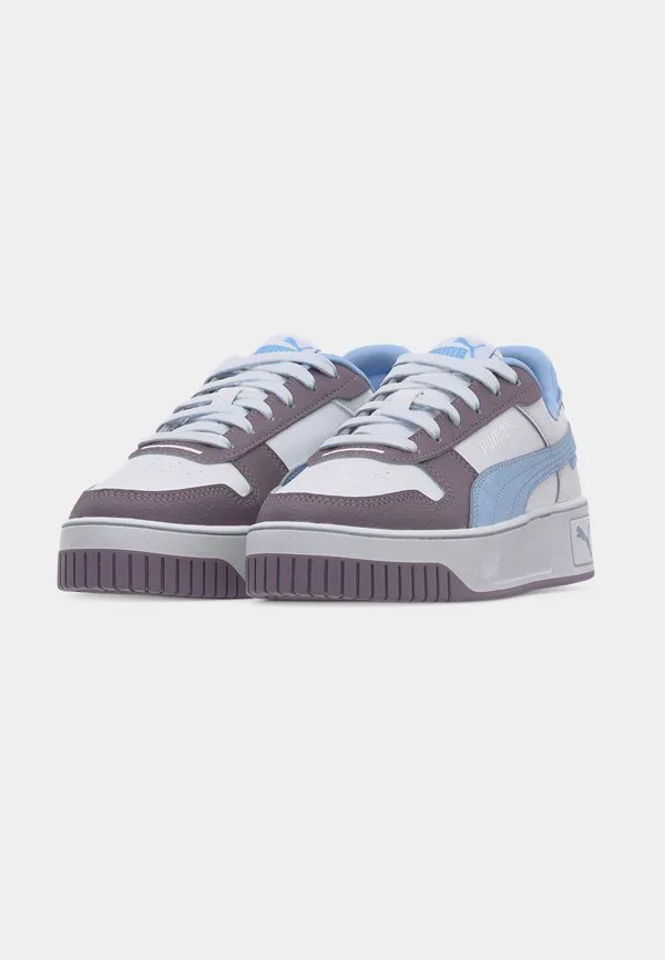 Кроссовки унисекс carina street jr Puma, White/Haute Tropic/Plum Jam — фото 3