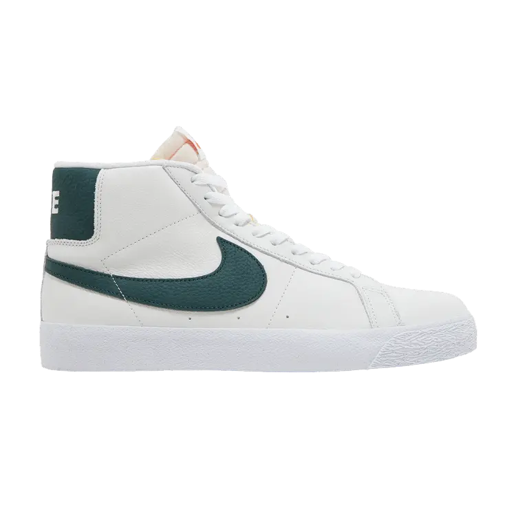 

Кеды Nike Zoom Blazer Mid ISO SB 'White Pro Green', белый