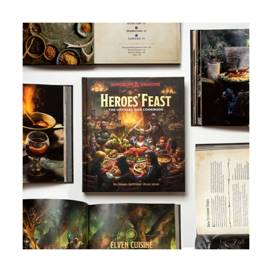 

Heroes' Feast - The Official Dungeons & Dragons Cookbook, D&D Themed Books (Ten Speed Press), твердый переплет