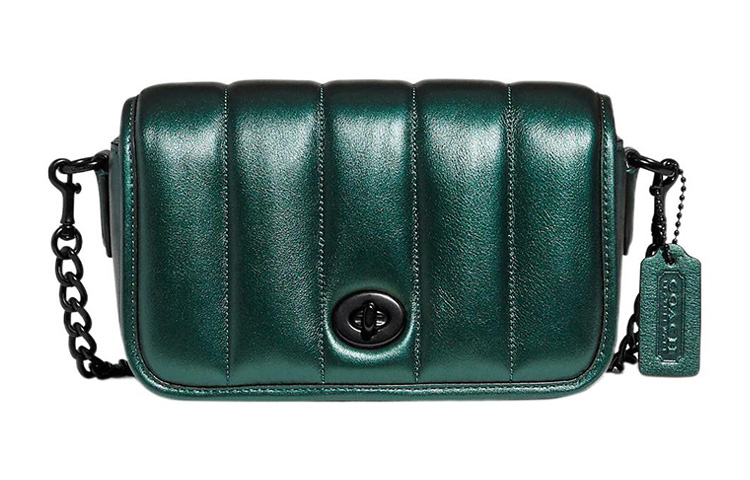 

COACH Миниатюрная кожаная сумка через плечо