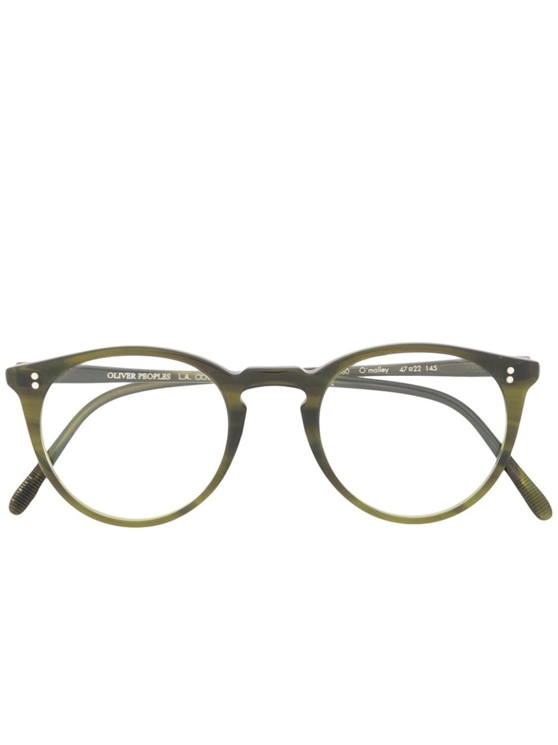 

Oliver Peoples очки в круглой оправе, зеленый