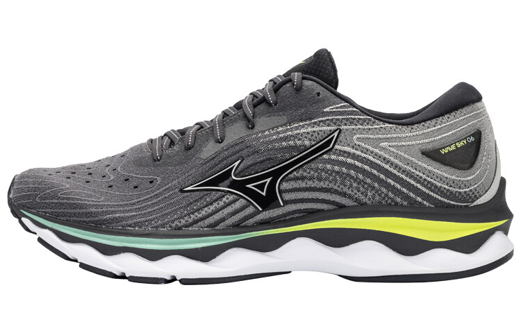 

Mizuno Wave Sky 6 Кроссовки Мужчины, Grey White Yellow