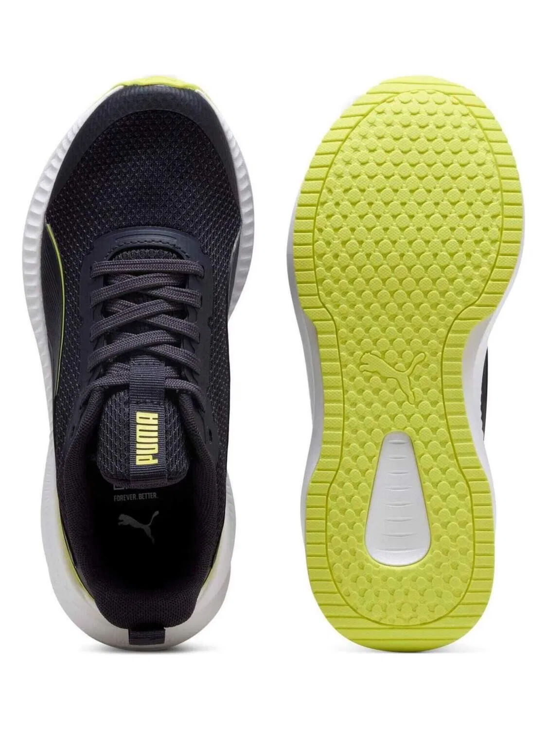 Кроссовки Puma Athletic Shoes Flyer Lite 3 Jr черного цвета — фото 2