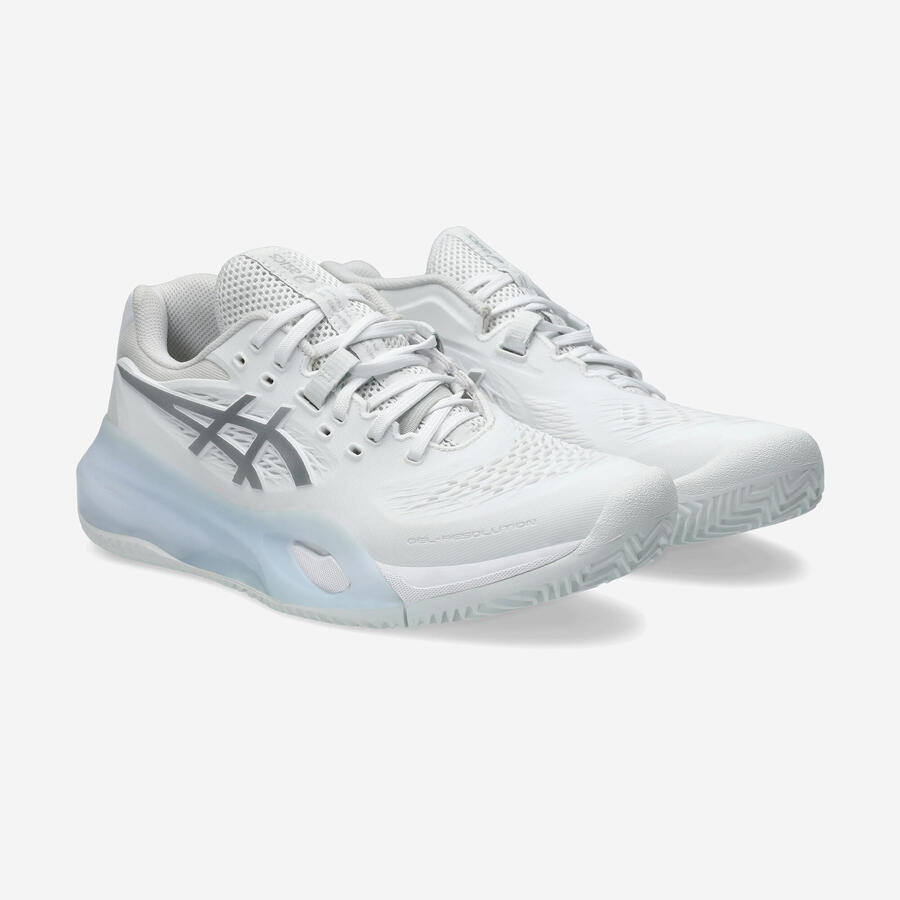 Женские теннисные кроссовки для грунтовых кортов - Asics Gel Resolution X белые — фото 2