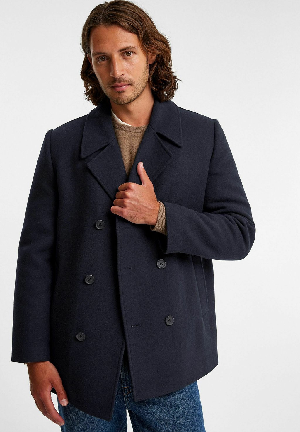 

Короткое пальто Classic coat Kappahl, темно-синий