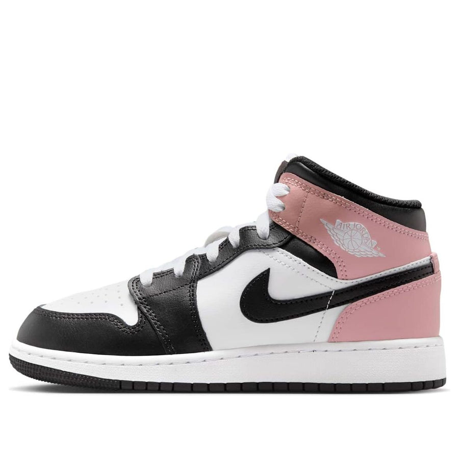 

Кроссовки (GS) Air Jordan 1 Mid 'White Rust Pink', белый