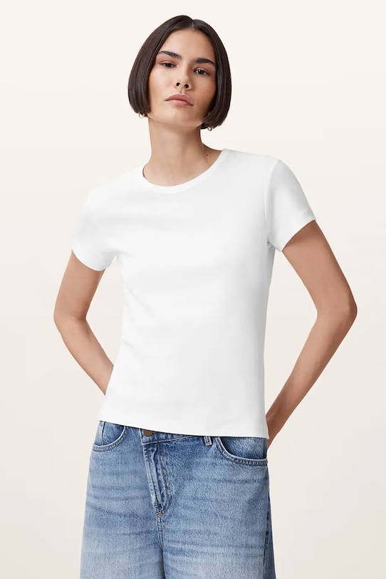 

Хлопковая футболка Stevie Allsaints, белый