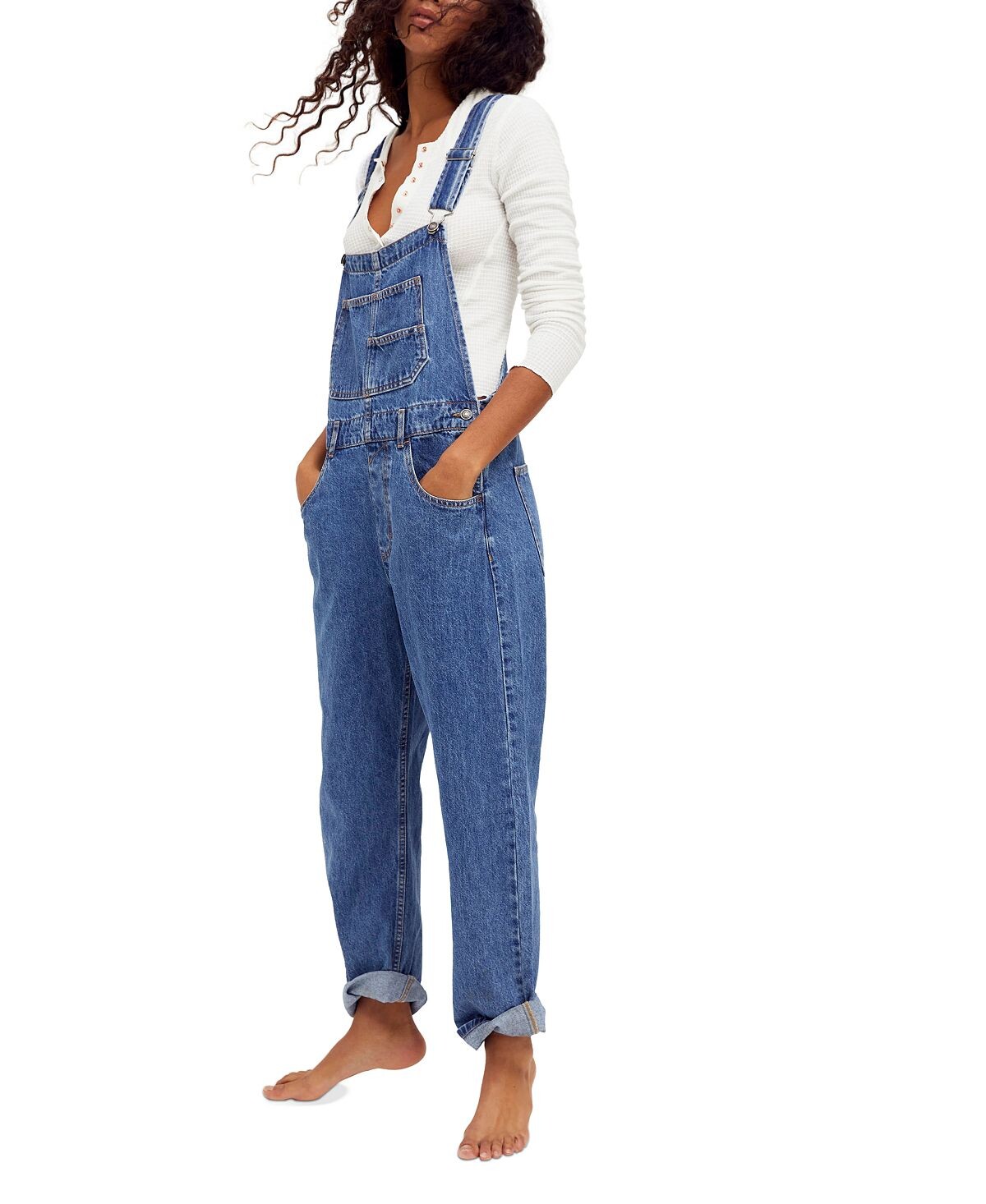 

Джинсовый комбинезон Ziggy из хлопка Free People