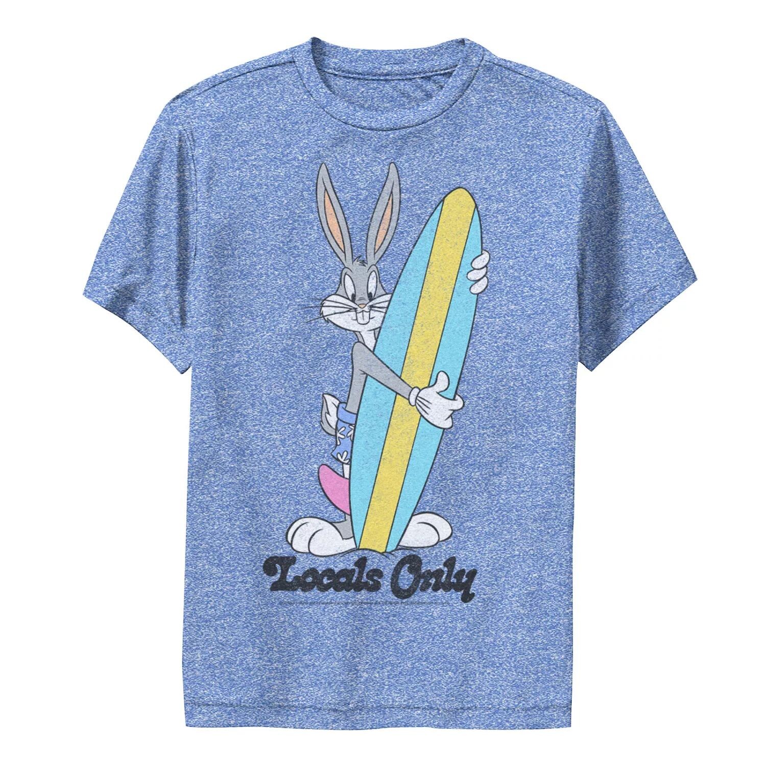 

Футболка с рисунком Looney Tunes Bug Bunny Locals Only для мальчиков 8–20 лет Licensed Character