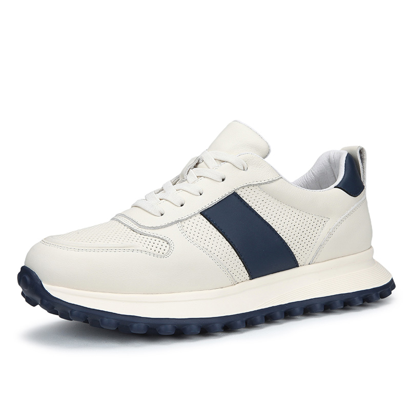 

LINSEN Износостойкие, дышащие, легкие низкие повседневные кроссовки Men's White