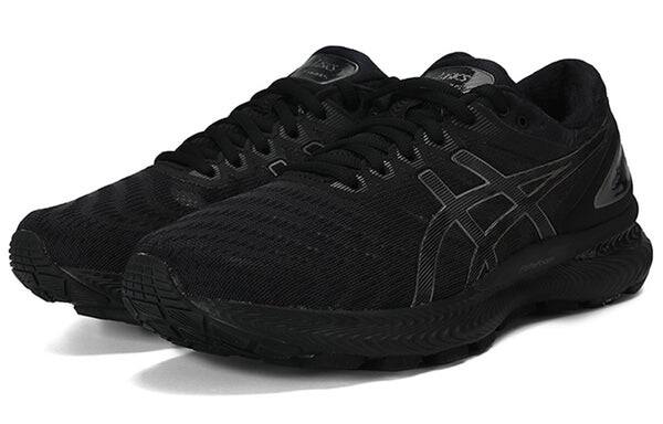 Кроссовки гель нимбус 22 Asics, черный — фото 3