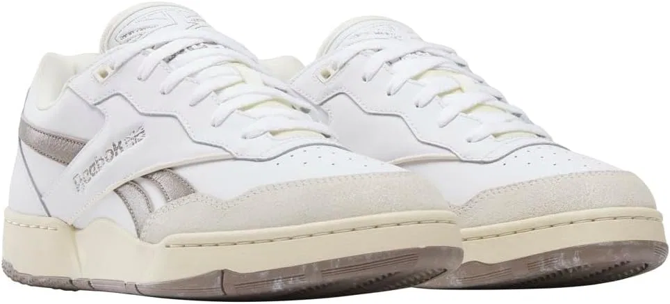 Кроссовки Reebok Unisex BB 4000 II, White Gritty Grey Vintage Chalk — фото 2