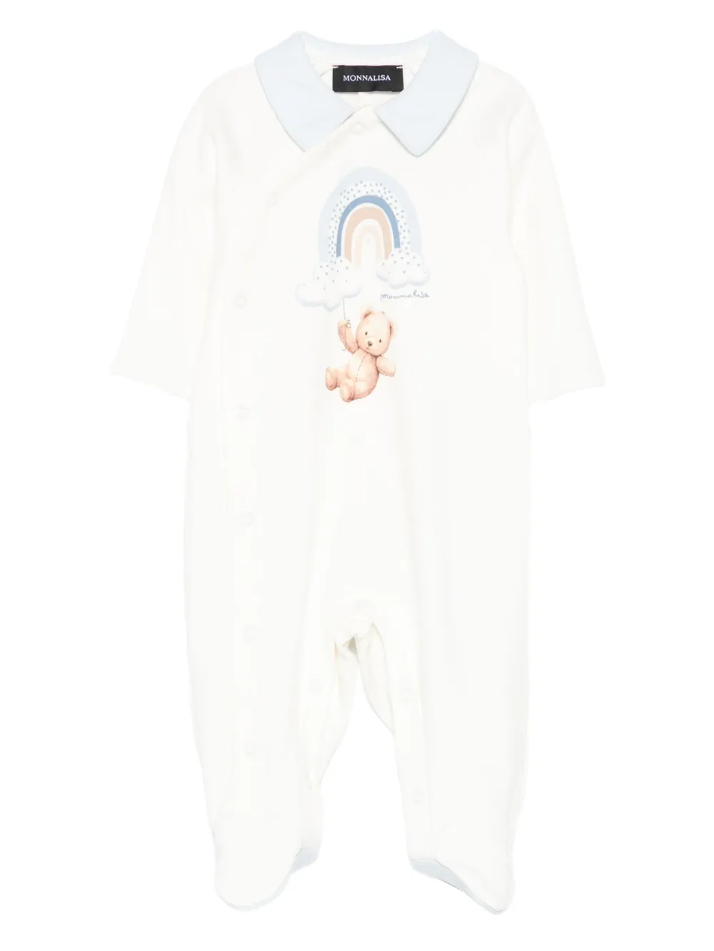 

Пижама с радужным принтом тедди Monnalisa, нейтральный