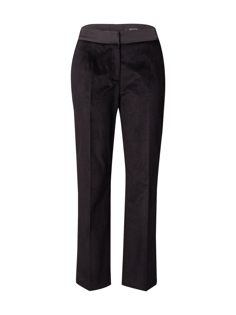 

Обычные плиссированные брюки COMMA, Black