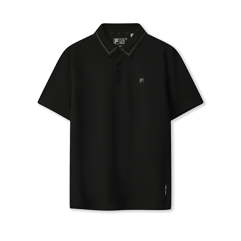 

FILA WHITE Polo Shirts Men's Jet Black BK