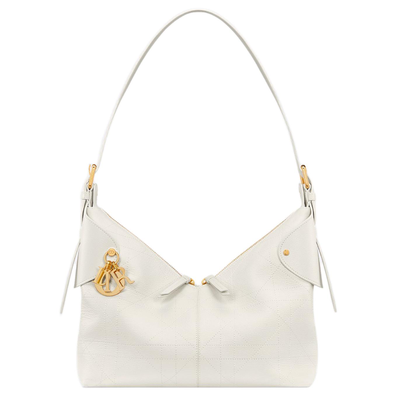 

DIOR Сумка женская средняя Cow Leather Milk White