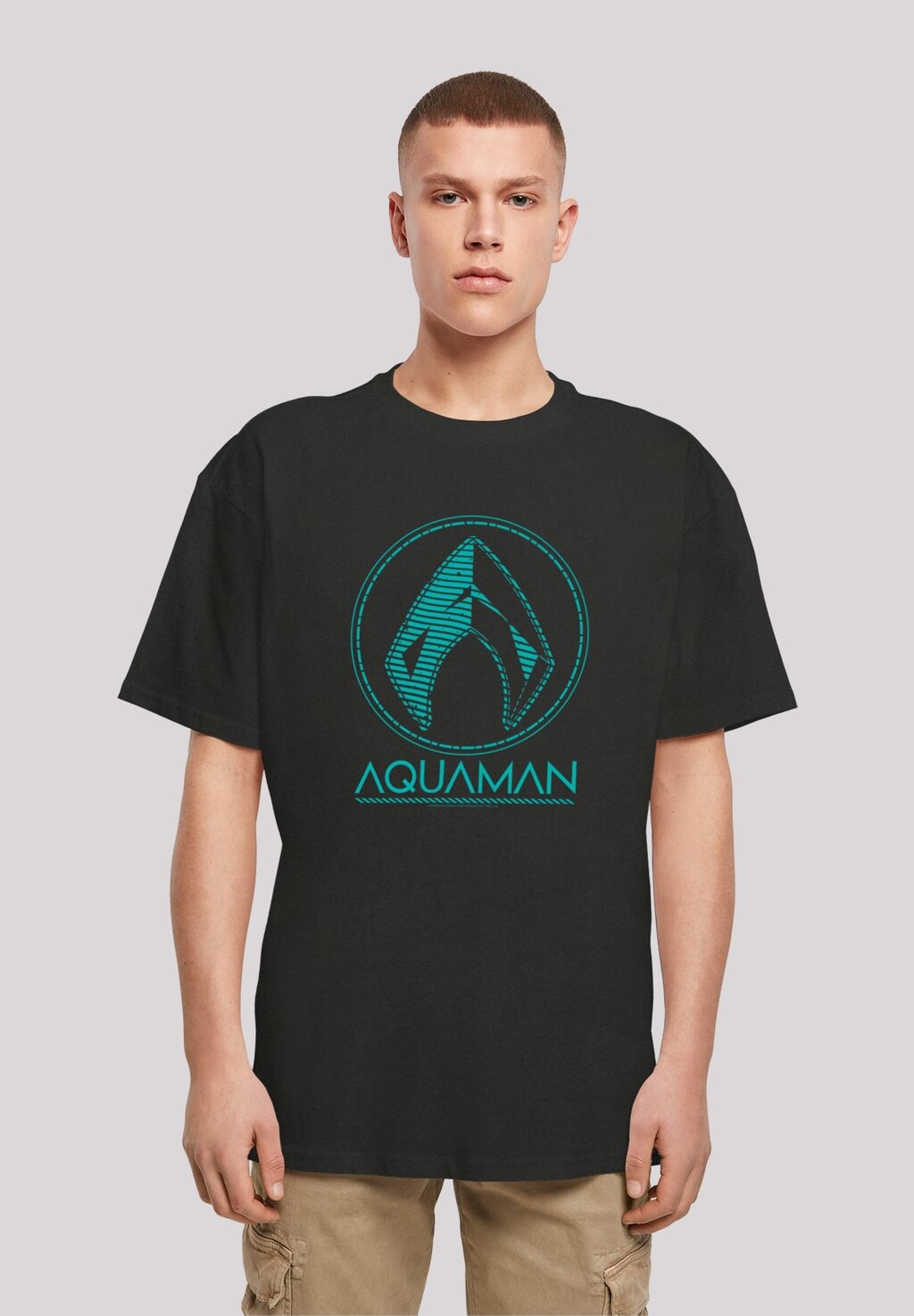 

Футболка с принтом DC COMICS AQUAMAN AQUA F4NT4STIC, черный
