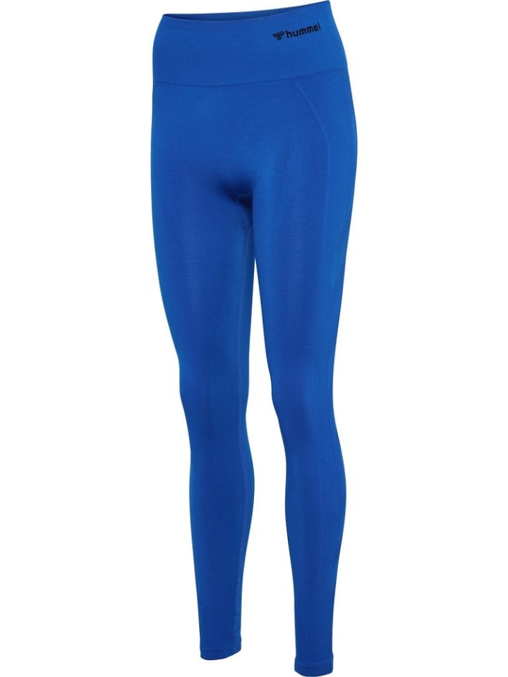

Леггинсы Hmltif Seamless High Waist Tights синего цвета Hummel