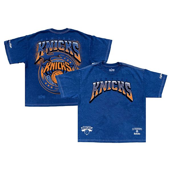 

Мужская футболка new york knicks drip & dime collection premium синяя Two Hype