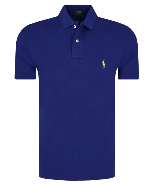 

Футболка поло Slim fit Polo Ralph Lauren, синий