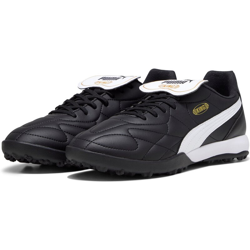 Футбольные бутсы King Top TT для игры на твердом покрытии Puma, цвет puma black-puma white-puma gold — фото 3