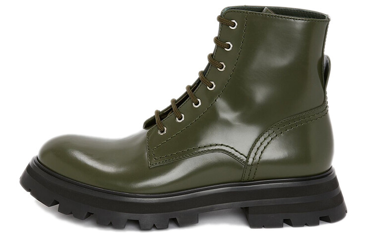 

Ботинки женские Wander Ankle Boots Green Alexander Mcqueen