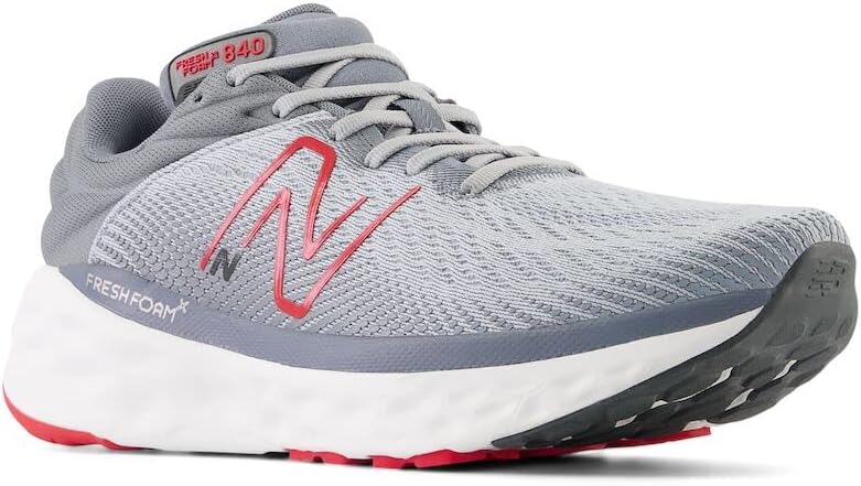 Мужские кроссовки для бега New Balance Fresh Foam X 840 V1, красный/серый — фото 4