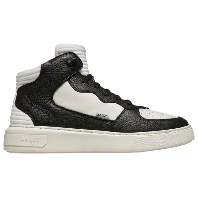 BALLY Текстильные и кожаные кроссовки Mid top Skateboard Shoes мужские Black — фото 3