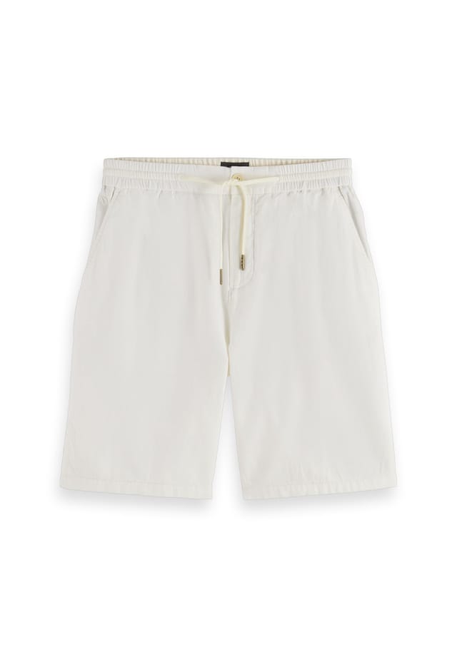 

Льняные шорты - любимые хлопковые льняные шорты однотонные Scotch & Soda, белый
