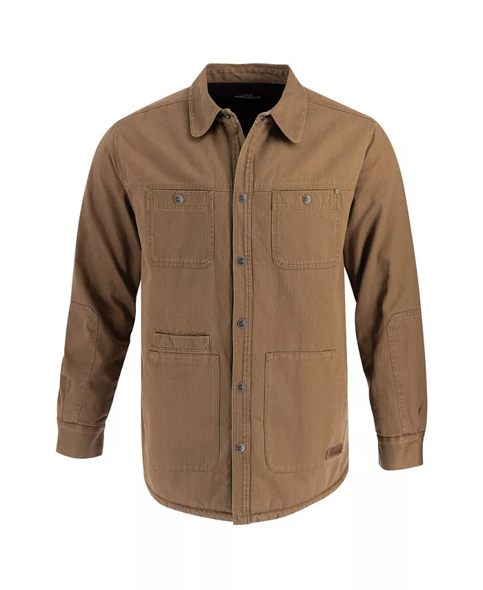 

Мужская рубашка-куртка Crafted Herringbone Utility Thorogood, коричневый/бежевый