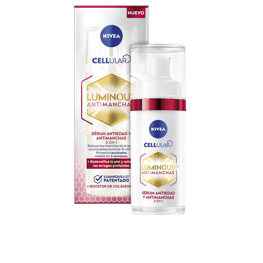 

Крем против пятен на коже Luminous 630º antimanchas serum 2en1 Nivea, 30 мл