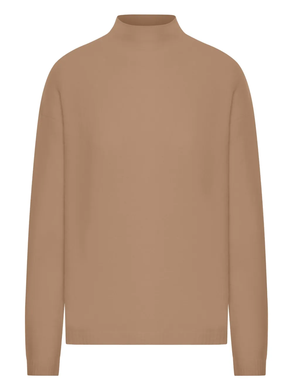 

Свитер с воротником-стойкой MAX MARA, коричневый